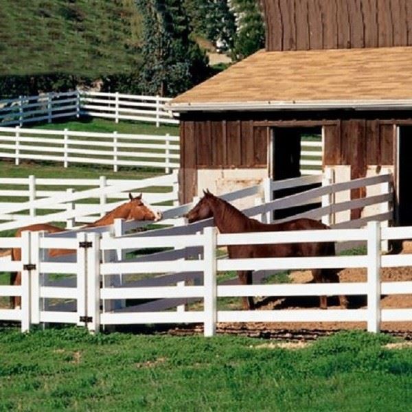 pvc horse fence